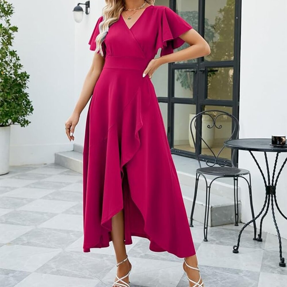 Midi Pink Dress Sz Large